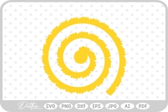 Rolled Paper Flower Template SVG PNG DXF Product Image 1