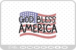 USA America SVG PNG DXF Product Image 1