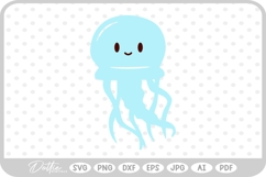 Jellyfish SVG PNG DXF Product Image 1