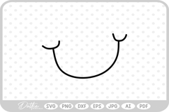 Cartoon Mouth Emoji Silly Emotive Doodle Sketch SVG PNG DXF Product Image 1