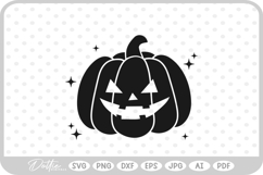 Halloween Pumpkin Jack O Lantern SVG PNG DXF Product Image 1