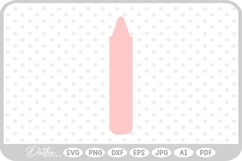 Crayon SVG PNG DXF Product Image 1
