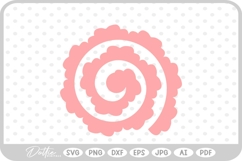 Rolled Flower SVG PNG DXF Product Image 1