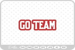 Sports Go Team SVG PNG DXF Product Image 1