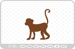 Monkey SVG PNG DXF Product Image 1