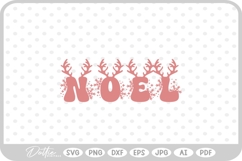 Christmas Festive Joy Noel Winter Text Quote SVG PNG DXF Product Image 1