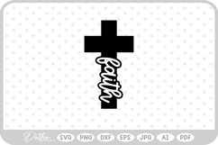 Cross Faith Christian Jesus Christ Religious SVG PNG DXF Product Image 1