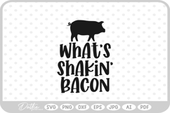 Pig Quote Farm Animal SVG PNG DXF Product Image 1