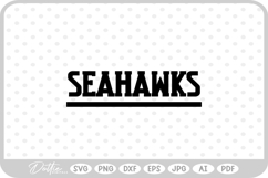 Seahawks Sports Team SVG PNG DXF Product Image 1