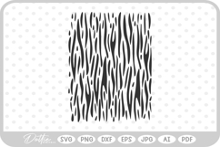Zebra Print Pattern SVG PNG DXF Product Image 1