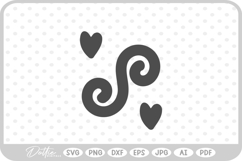 Swirl Line Curved Wavy Shape Decorative SVG PNG DXF Product Image 1