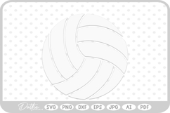 Volleyball SVG PNG DXF Product Image 1