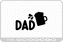 Dad Fathers Day SVG PNG DXF Product Image 1