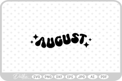 August Month SVG PNG DXF Product Image 1