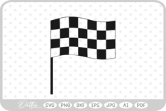 Racing Flag SVG PNG DXF Product Image 1