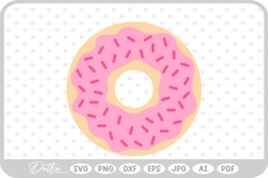 Ring Donut Sweet Treat SVG PNG DXF Product Image 1