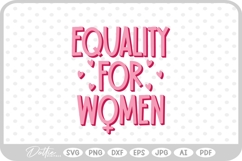 Feminism Equality Women International Day SVG PNG DXF Product Image 1