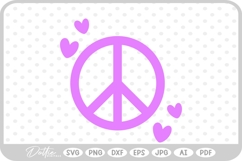 Peace Sign SVG PNG DXF Product Image 1