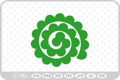 Rolled Paper Flower SVG PNG DXF Product Image 1