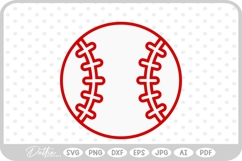 Baseball SVG PNG DXF Product Image 1