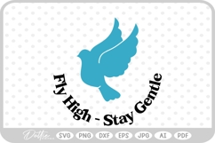 Dove Quote SVG PNG DXF Product Image 1