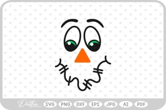 Scarecrow Face Halloween Halloween SVG PNG DXF Product Image 1