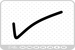 Check Tick Cross Marking Doodle SVG PNG DXF Product Image 1