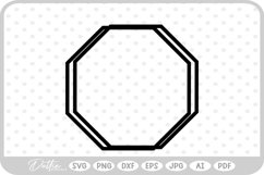 Octagon SVG PNG DXF Product Image 1