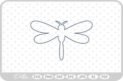 Dragonfly SVG PNG DXF Product Image 1