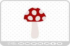 Mushroom Toadstool Fall Autumn SVG PNG DXF Product Image 1