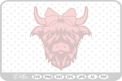 Highland Cow SVG PNG DXF Product Image 1