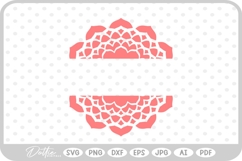 Split Mandala SVG PNG DXF Product Image 1