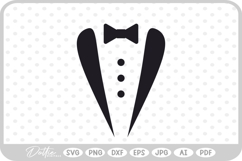 Tuxedo Shirt SVG PNG DXF Product Image 1