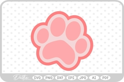 Paw SVG PNG DXF Product Image 1