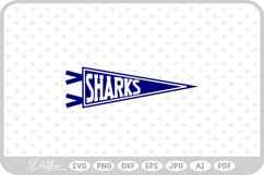 Sharks Sports Team SVG PNG DXF Product Image 1