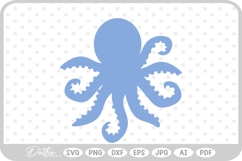 Octopus SVG PNG DXF Product Image 1