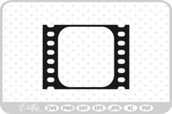 Film Movie Reel Tape SVG PNG DXF Product Image 1