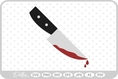 Knife Knives Halloween Blood SVG PNG DXF Product Image 1