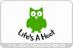Owl Quote SVG PNG DXF Product Image 1