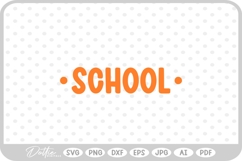 School Subject SVG PNG DXF Product Image 1