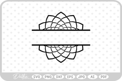 Split Mandala SVG PNG DXF Product Image 1