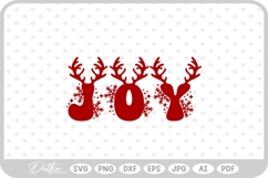 Christmas Festive Joy Noel Winter Text Quote SVG PNG DXF Product Image 1