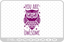 Owl Quote Bird SVG PNG DXF Product Image 1
