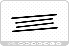 Underline Line Decorative Shape Divider SVG PNG DXF Product Image 1