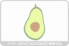 Avocado SVG PNG DXF Product Image 1