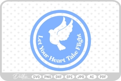 Dove Quote SVG PNG DXF Product Image 1