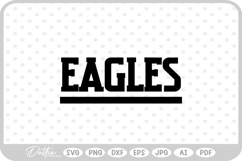 Eagles Sports Team SVG PNG DXF Product Image 1
