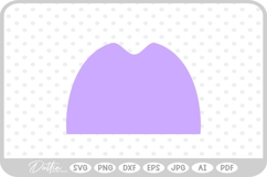 Flower Petal Shape Silhouette SVG PNG DXF Product Image 1