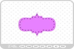 Elegant Dashed Shape SVG PNG DXF Product Image 1
