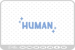 Human Word SVG PNG DXF Product Image 1